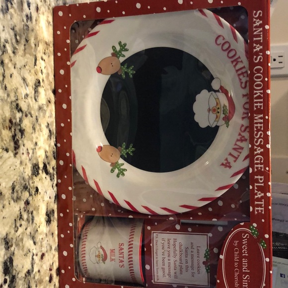child to cherish Other - Santa’s  cookie and milk set